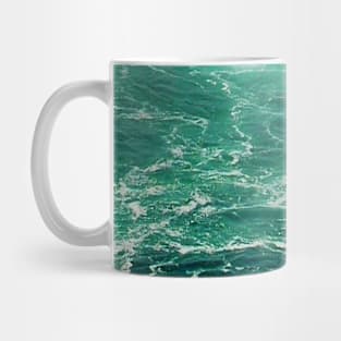 Emerald Ocean Water Waves Mist and Surf Dreams Mug